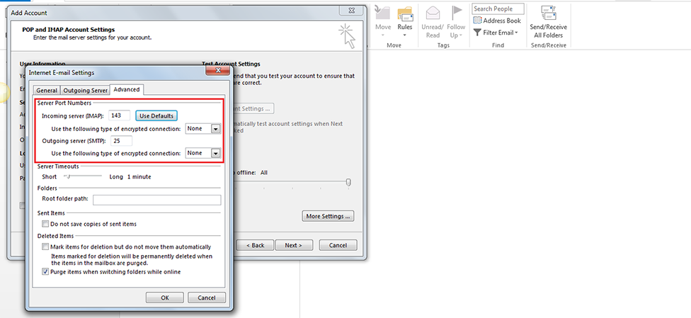 Step 10/13. How do I set up my email in Microsoft Outlook 2013/365?