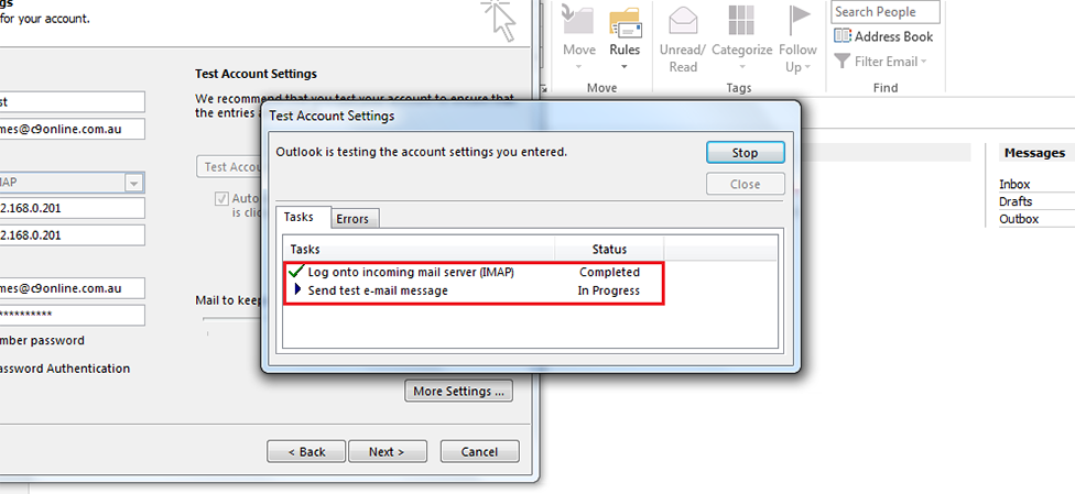 Step 11/13. How do I set up my email in Microsoft Outlook 2013/365?