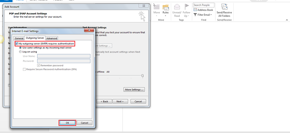 Step 9/13. How do I set up my email in Microsoft Outlook 2013/365?