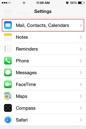 Step 2/11. How do I set up my email account using IMAP for Apple iPhone for Google mail?