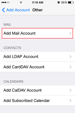 Step 5/11. How do I set up my email account using IMAP for Apple iPhone for Google mail?