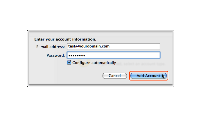 Step 4/6. How do I set up my email in Microsoft Outlook for Mac 2011?