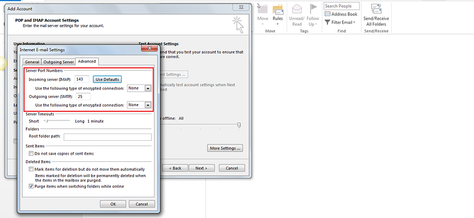 Step 10/12. How do I set up my FX mail for Microsoft Outlook 2013/365 ?