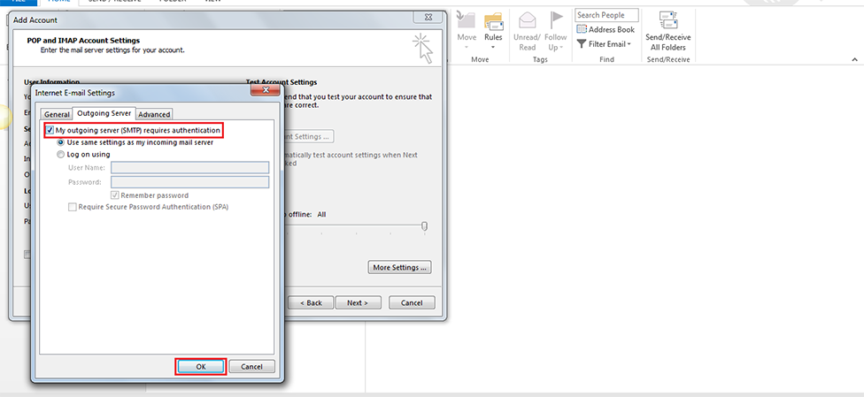 Step 9/12. How do I set up my FX mail for Microsoft Outlook 2013/365 ?