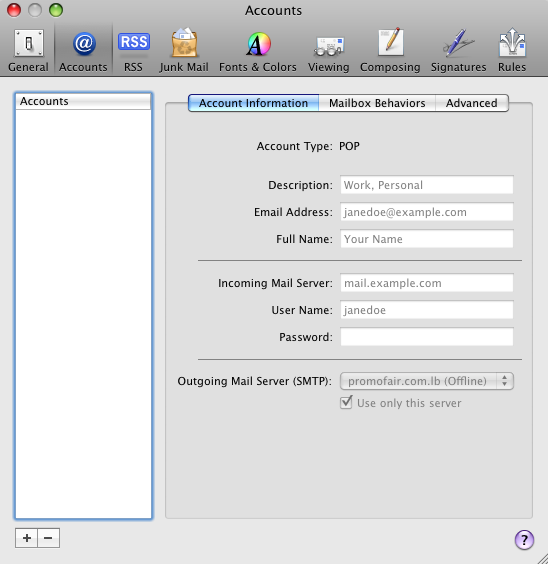 Step 2/6. How do I set up my FX mail account in Apple Mail?