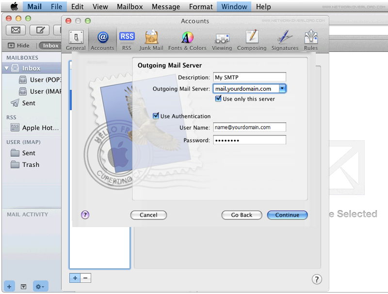 Step 5/6. How do I set up my FX mail account in Apple Mail?