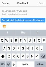 Step 3/3. After clicking Report a problem, click on Something isn’t working. A pop up will appear and you can then send Instagram your issue 2.