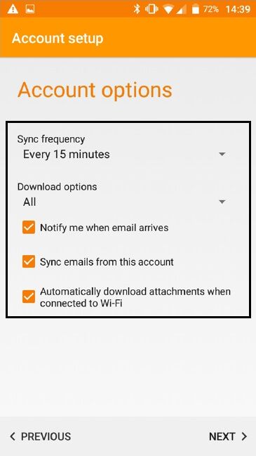 Step 8/9. How do I set up my email on my Android device?