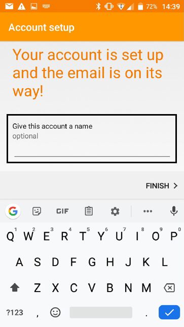 Step 9/9. How do I set up my email on my Android device?